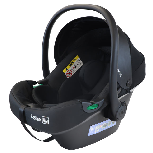 MB450i 3-in-1 Travel System + Car Seat & IsoFix Base- Black