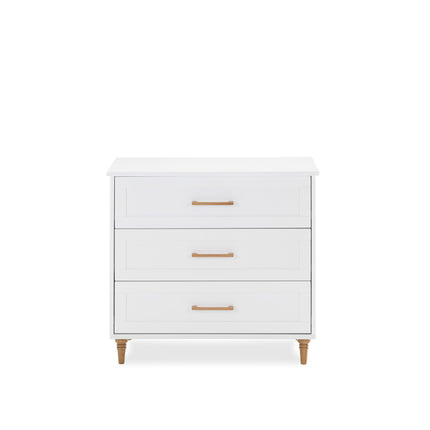 Orla Changing Unit - White with Oak Handles & Feet