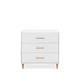 Orla Changing Unit - White with Oak Handles & Feet