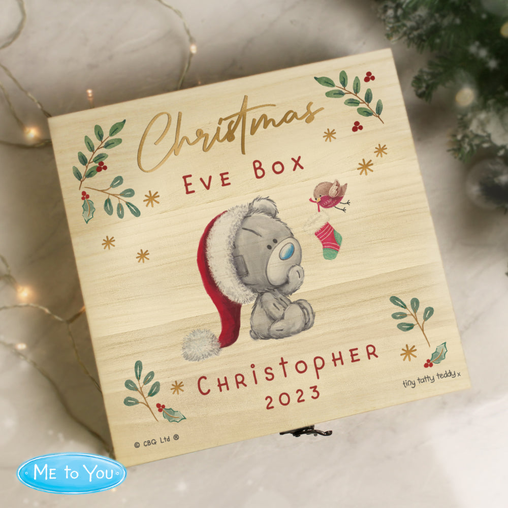 Personalised Tiny Tatty Teddy Christmas Eve Box