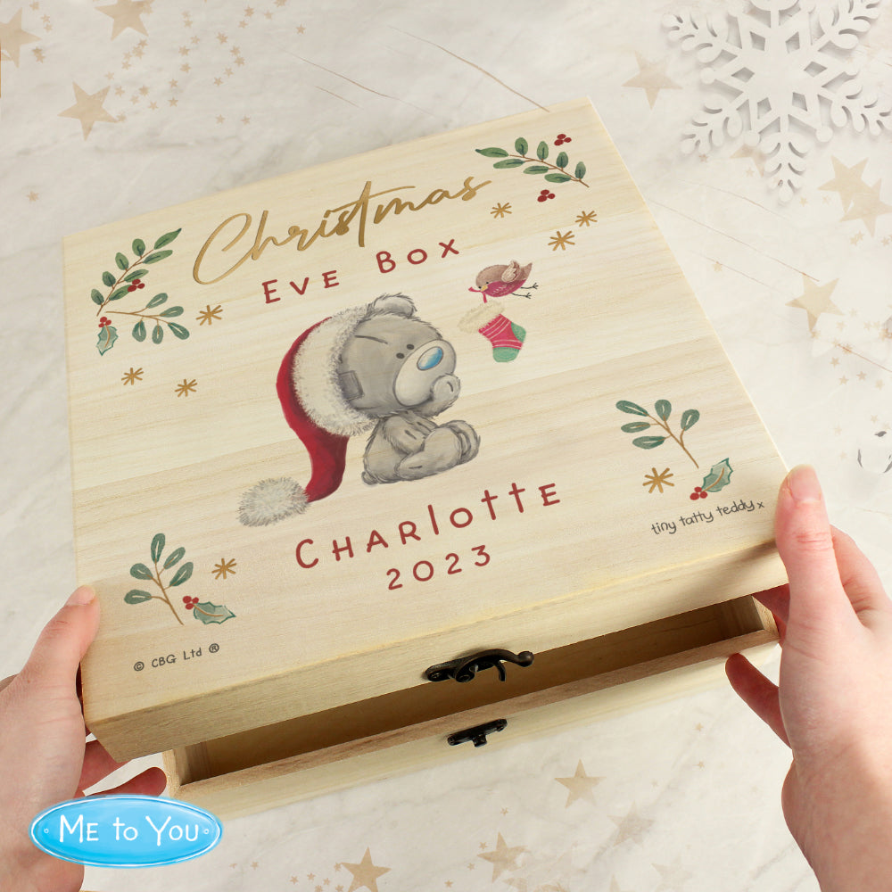 Personalised Tiny Tatty Teddy Christmas Eve Box