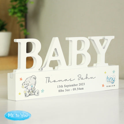 Tiny Tatty Teddy - Wooden Baby Sign
