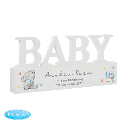 Tiny Tatty Teddy - Wooden Baby Sign