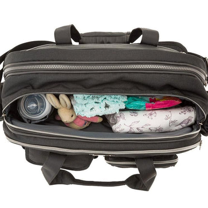 Baby Travel Crib Changing Bag - Chelsea Black - POD ®