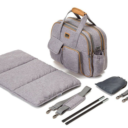 Baby Travel Crib Changing Bag - Windsor Grey - POD ®