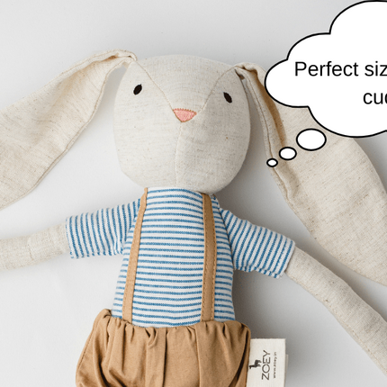 Jojo Bunny | Heirloom Cotton Keepsake Toy