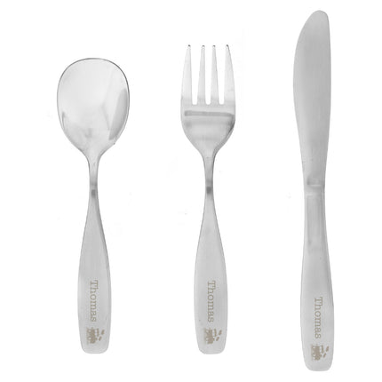 Train - Personalised 3 Piece Cutlery Set