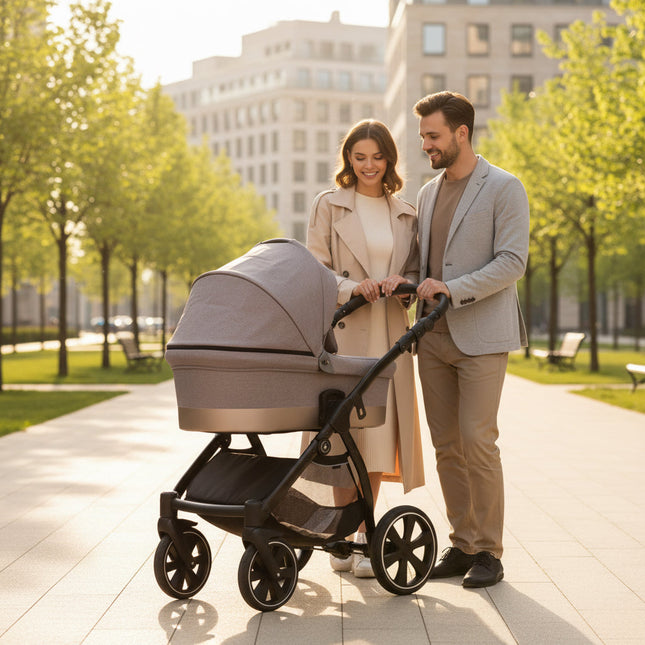 Noordi Sole Go 3in1 + Travel Carrier Car Seat, Chateau Grey