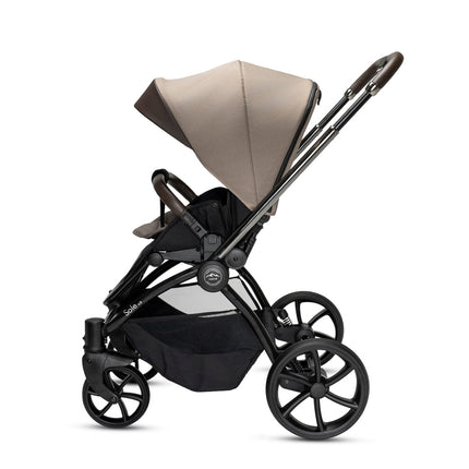Noordi Sole V3 - 3in1 Travel System with ThermoCot Carrycot + Terra i-Size Car Seat, Arctic Mink