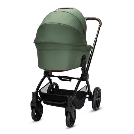 Noordi Sole V3 - 3in1 Travel System with ThermoCot Carrycot + Terra i-Size Car Seat, Woodland Green