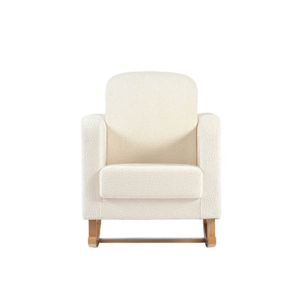 Soother Nursing Rocking Chair - Off White Boucle