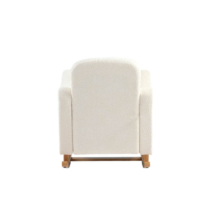Soother Nursing Rocking Chair - Off White Boucle