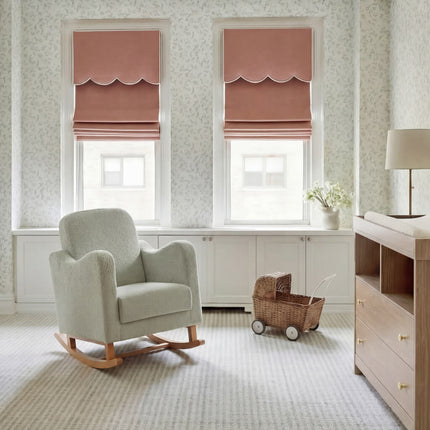 Soother Nursing Rocking Chair - Sage Boucle