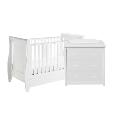 Stella 2 Piece Nursery Room Set - White