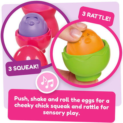 Toomies Hide & Squeak Egg Stackers
