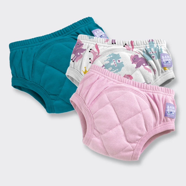NEW 3 Pack Reusable Potty Training Pants with Cross-Stitch