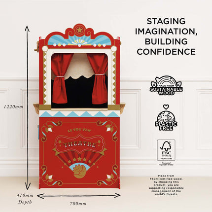 Retro Toy Puppet Theatre