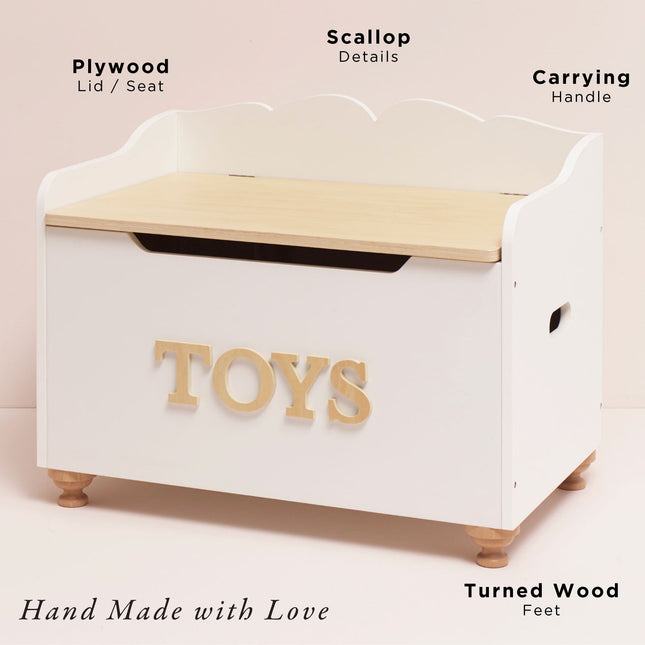 Classic Wooden Toy Chest