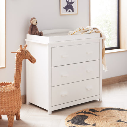 Stella 2 Piece Nursery Room Set - White