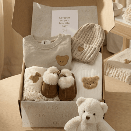The VIP Cozy Boucle Baby Bear Personalised Gift Box