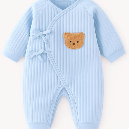 The Cozy Blue Boucle Baby Bear & Charming Bear Personalised Gift Box
