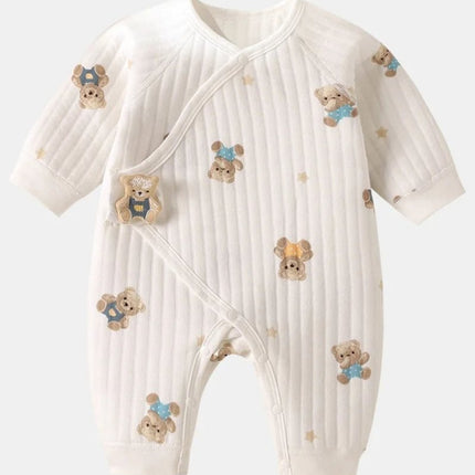 The Cozy Blue Boucle Baby Bear & Charming Bear Personalised Gift Box