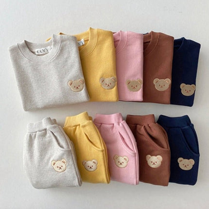 The Cozy Ultimate Bear Tracksuit + Playsuit + Socks Personalised Gift Box