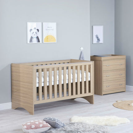 Veni 2 Piece Nursery Room Set - Oak