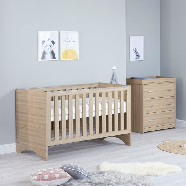 Veni 2 Piece Nursery Room Set - Oak