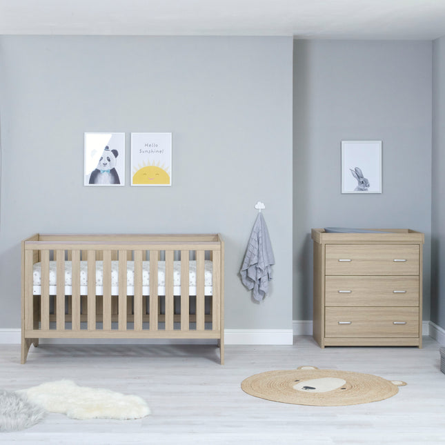 Veni 2 Piece Nursery Room Set - Oak