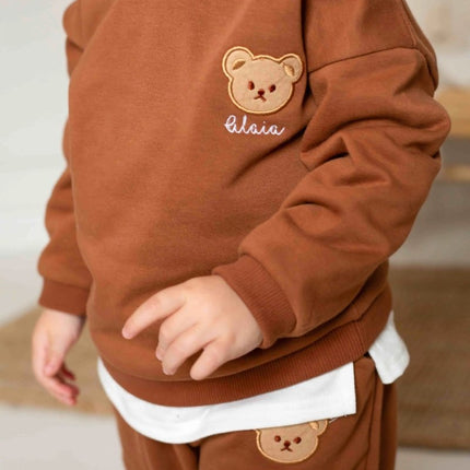 The Cozy Ultimate Bear Tracksuit + Playsuit + Socks Personalised Gift Box