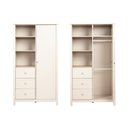 Wanderer Wardrobe - Cashmere & Oak