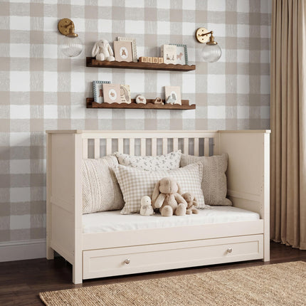 Wanderer Cot Bed - Cashmere & Oak