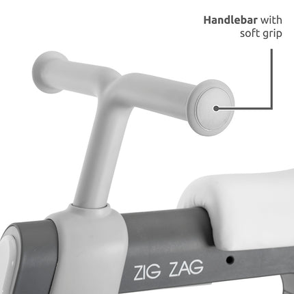 Ride On Bike - Zig Zag - Grey