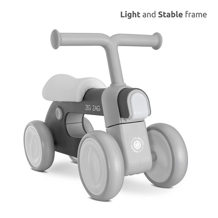 Ride On Bike - Zig Zag - Grey