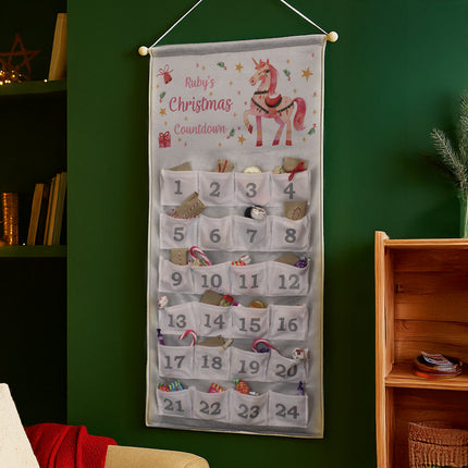 Unicorn Advent Calendar - Personalised