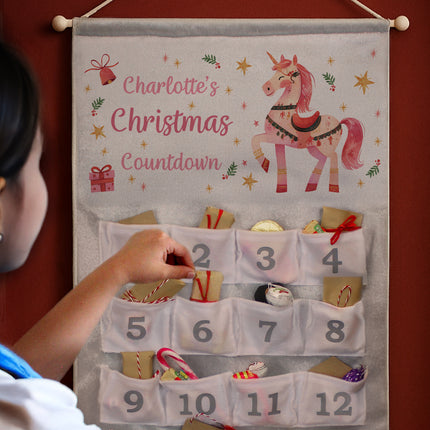 Unicorn Advent Calendar - Personalised