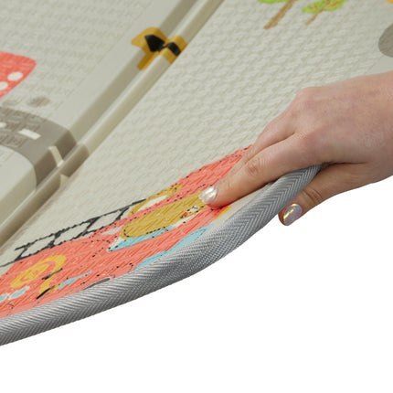 Alphabet & Roads Reversible Toddler Play Mat