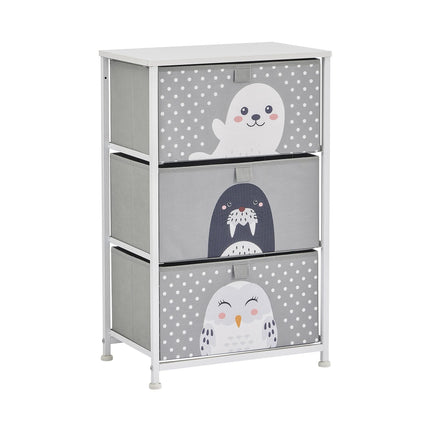 Arctic 3 Drawer Storage Chest