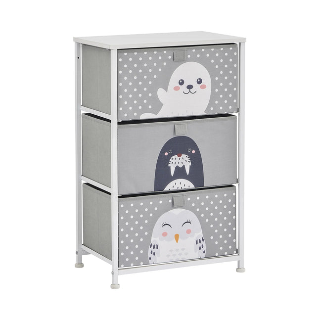 Arctic 3 Drawer Storage Chest