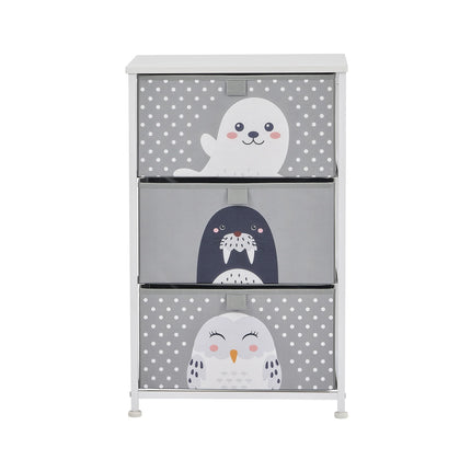 Arctic 3 Drawer Storage Chest