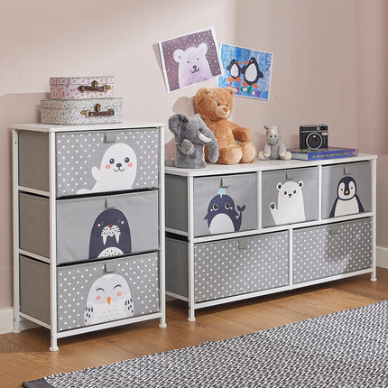 Arctic 3 Drawer Storage Chest