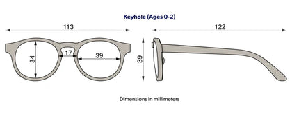 Babiators Original Keyhole Sunglasses  - Cocoa Cloud