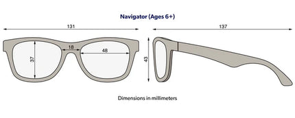 Babiators Polarised Navigator Sunglasses - Perfectly Papaya
