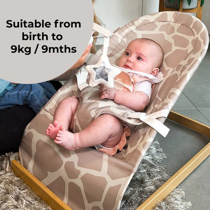 Baby Bouncer with Toy Bar - Giraffe