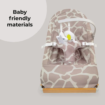 Baby Bouncer with Toy Bar - Giraffe