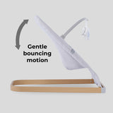 Baby Bouncer with Toy Bar - Grey