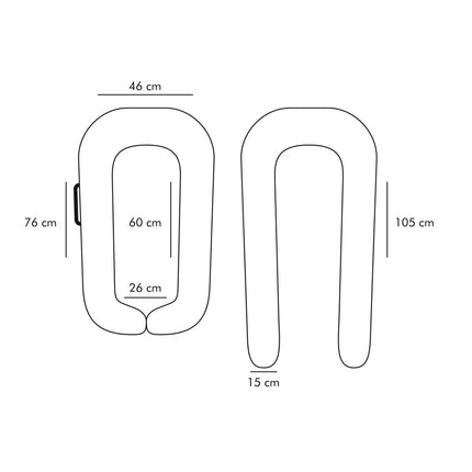 Noordi 2in1 Baby Nest & Maternity Pillow – Pregnancy to Baby Sleep Support