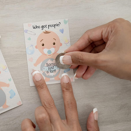 Baby Shower Scratch Off Game - 33 Card Pack