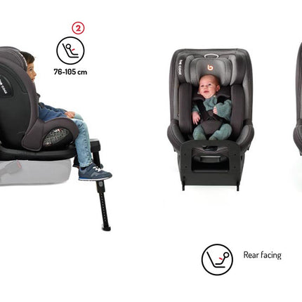 Be Cool Fit 360 Rotating i-Size Car Seat 40–105cm Birth to 4 Years